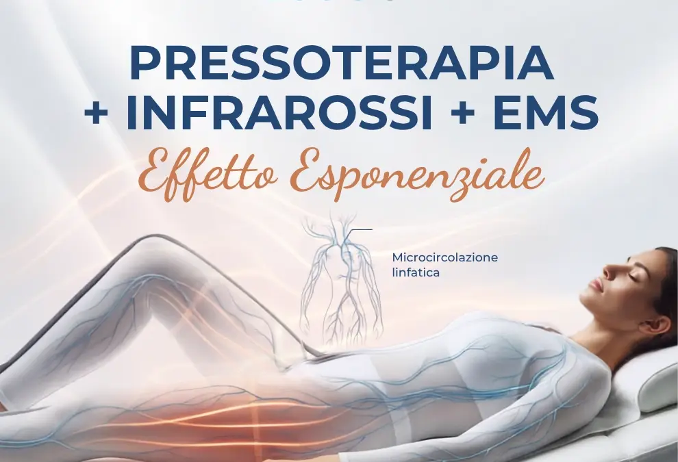 Pressoterapia e infrarossi: effetto combinato esponenziale